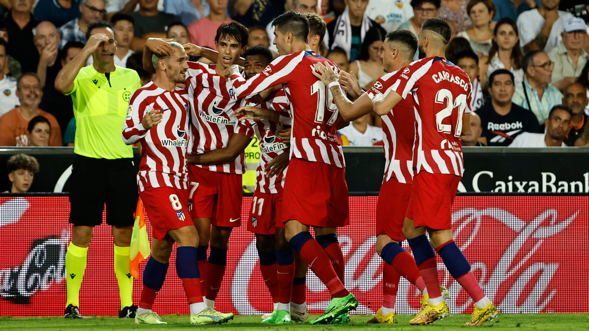 VALENCIA-ATLÉTICO DE MADRID : El gol de Griezmann