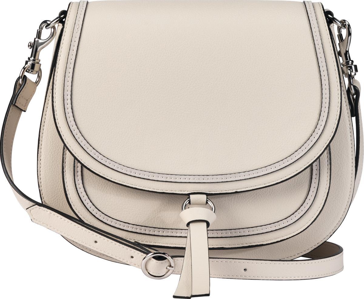 Bolso bandolera en blanco (Precio: 19,90 euros)