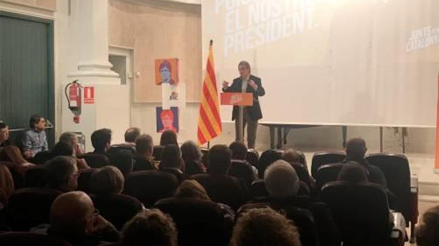 Artur Mas, participant a l&#039;acte de Puigcerdà.