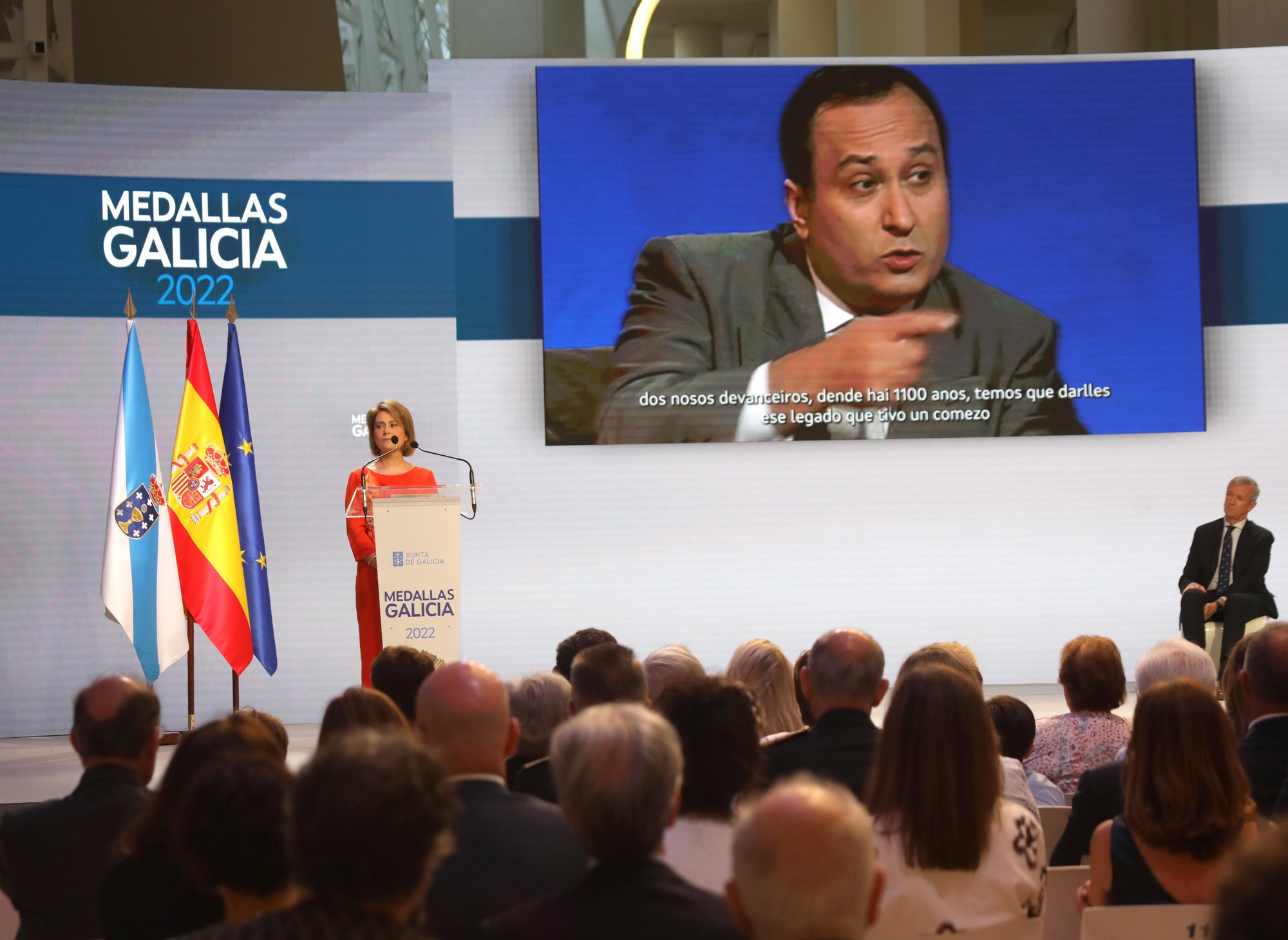 Acto de entrega de las Medallas de Galicia 2022