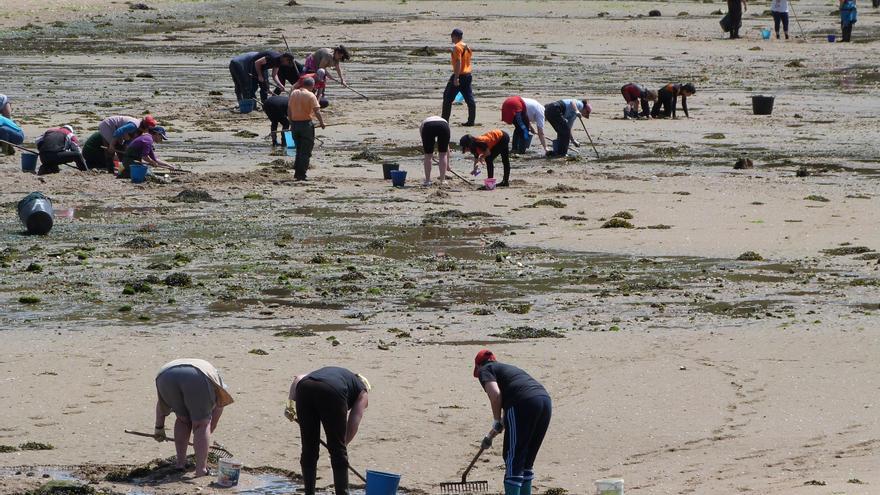 SOS de las mariscadoras de Camariñas: &quot;O sector morre na nosa ría&quot;