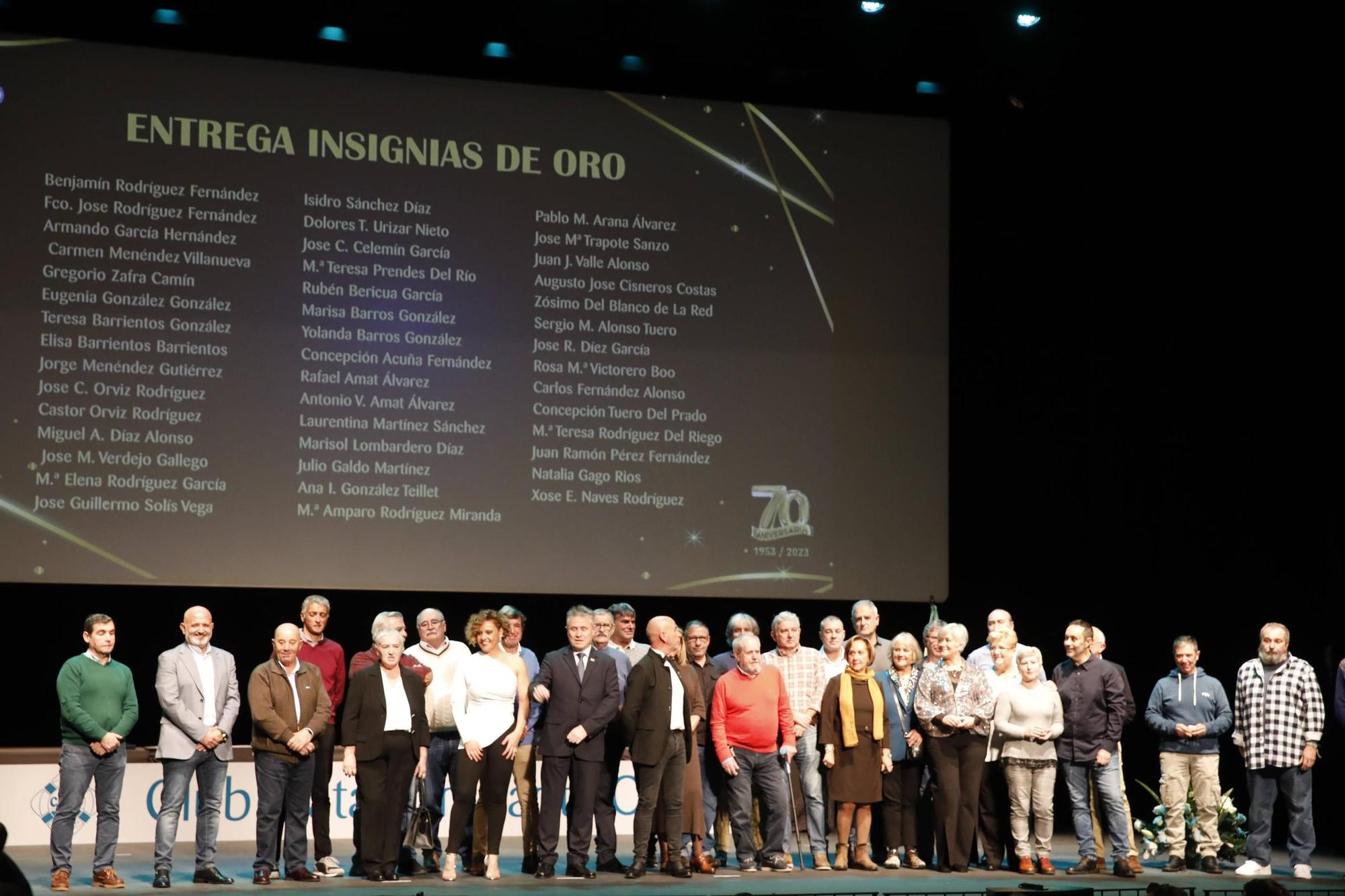 Así fue la gala por los 70 años del Club de Natación Santa Olaya (en imágenes)