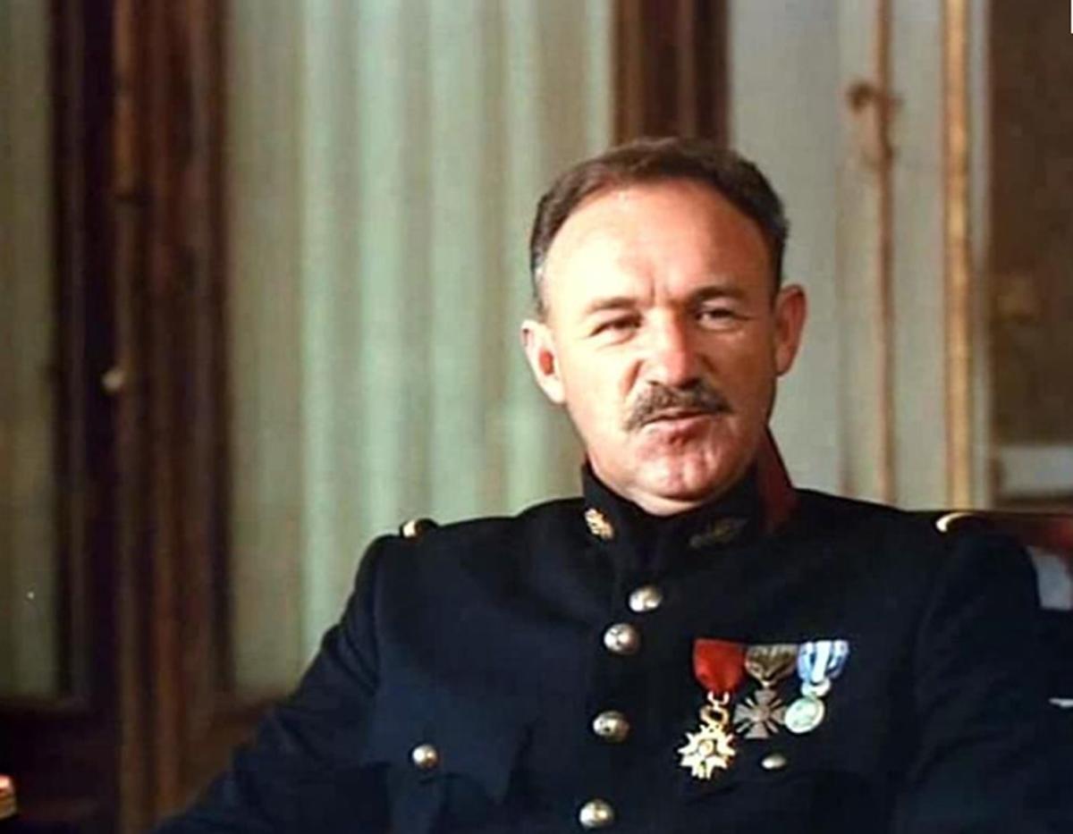 Gene Hackman en la película Marchar o morir