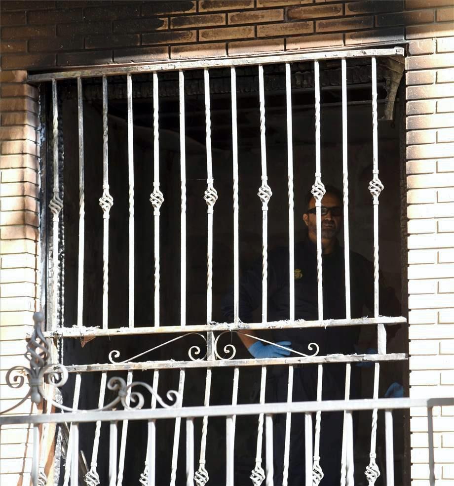 Incendio en una vivienda de La Paz