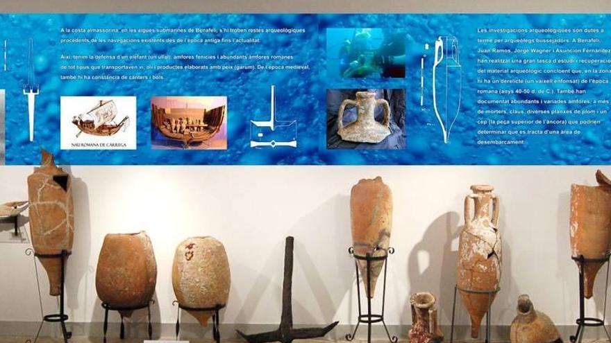 El Museu del Torrelló de Almassora amplía su colección de restos submarinos