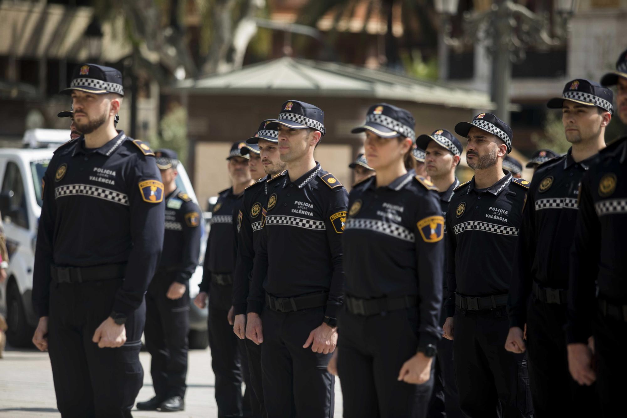 Presentación de los nuevos agentes de la Policía Local de València