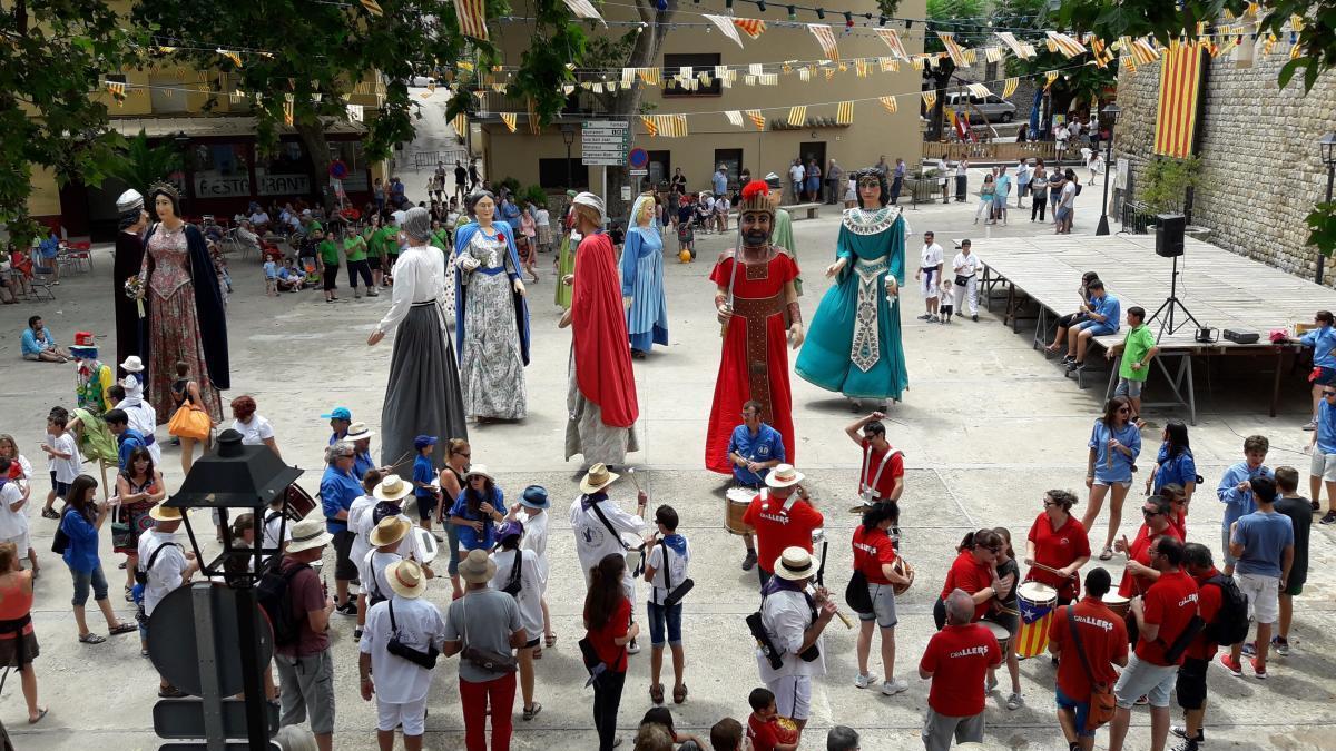 La plaça de Lladó en una imatge d&#039;arxiu.