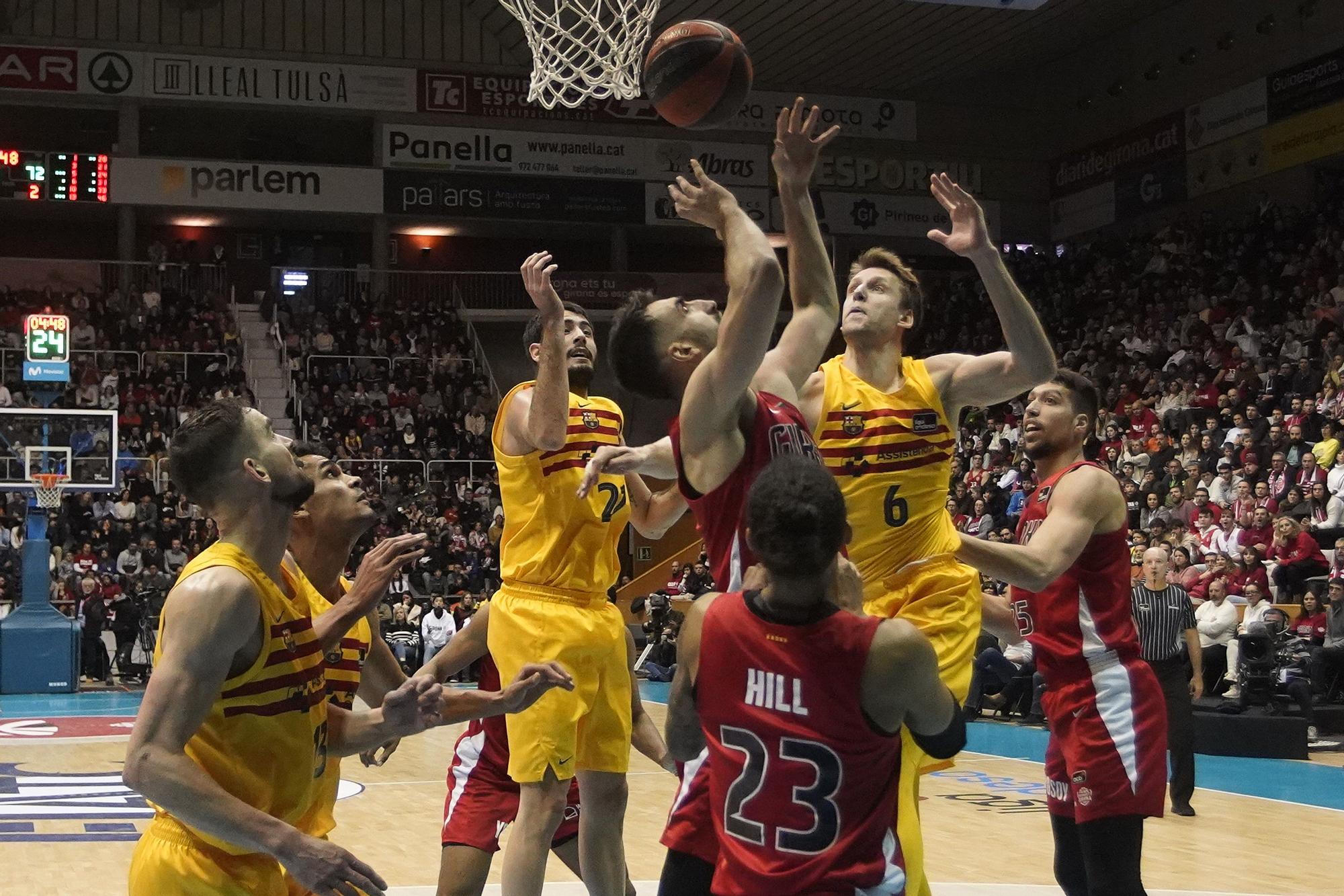 Les millors imatges del Bàsquet Girona - Barça