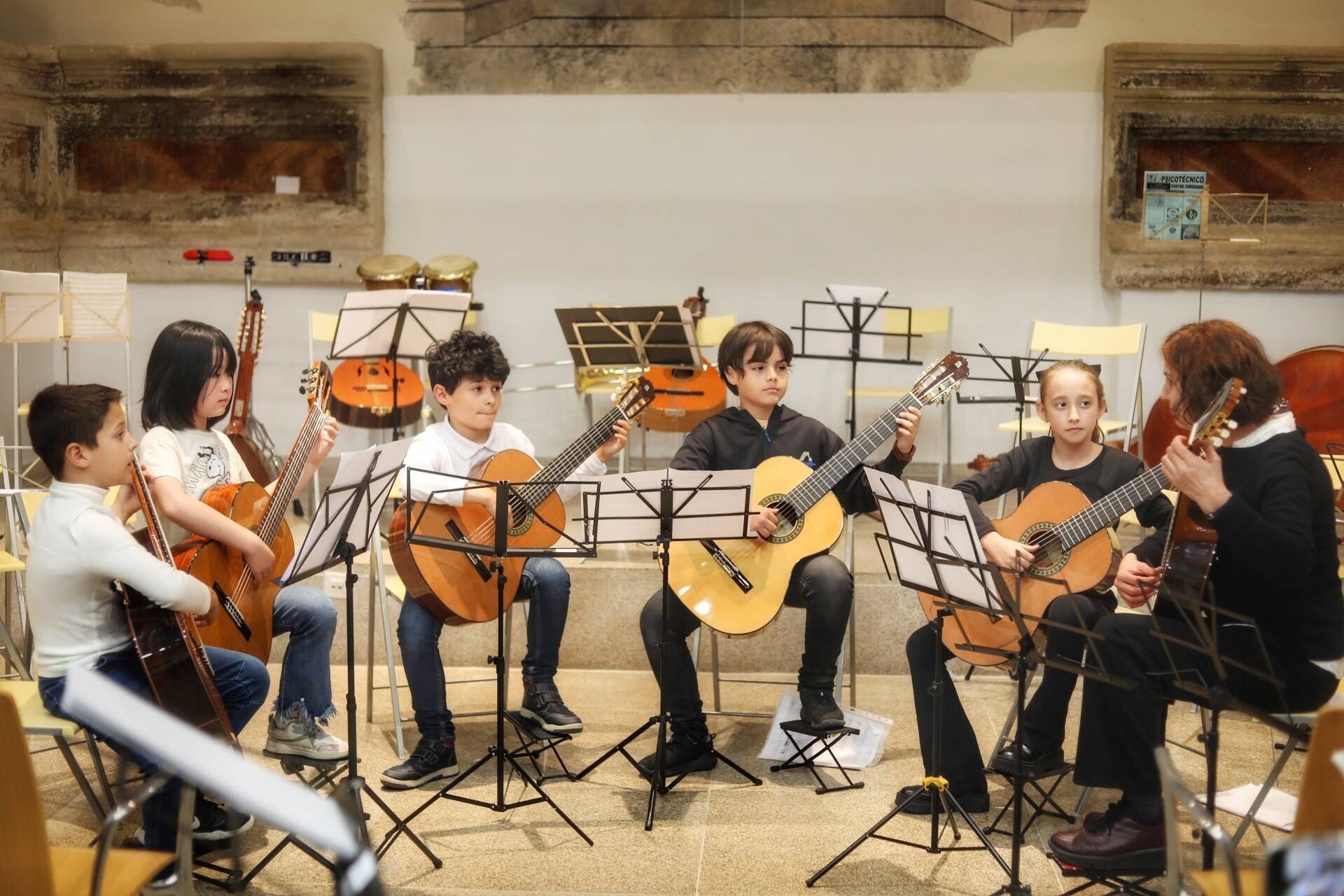 Zamora. concierto de alumnos del conservatorio Miguel Manzano