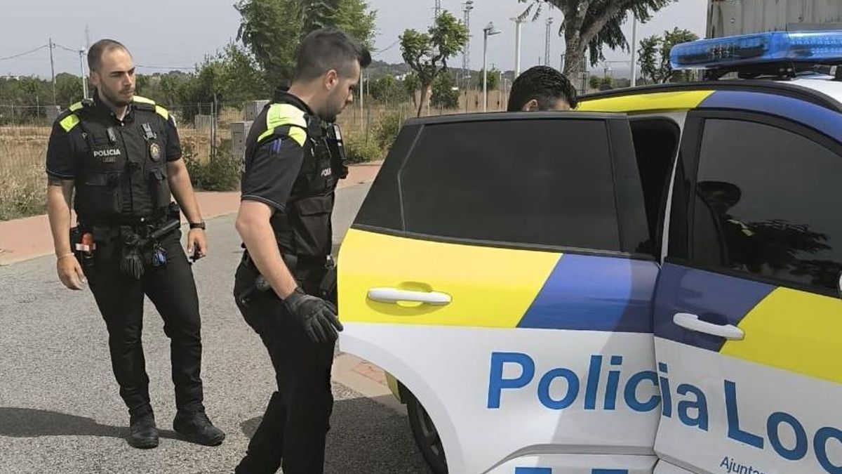 Imagen del sospechoso detenido por los agentes