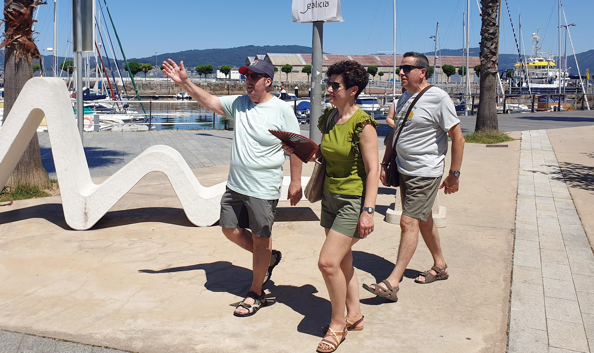 La ola de calor asoma en Vigo