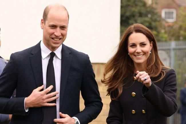 Los Duques de Cambridge en el primer acto oficial tras el funeral del Príncipe Felipe