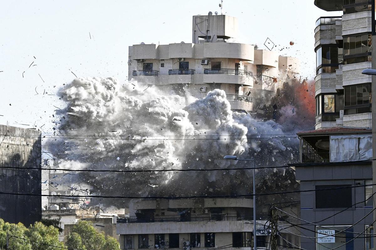 Israel dispara un misil contra un bloque de pisos en Beirut
