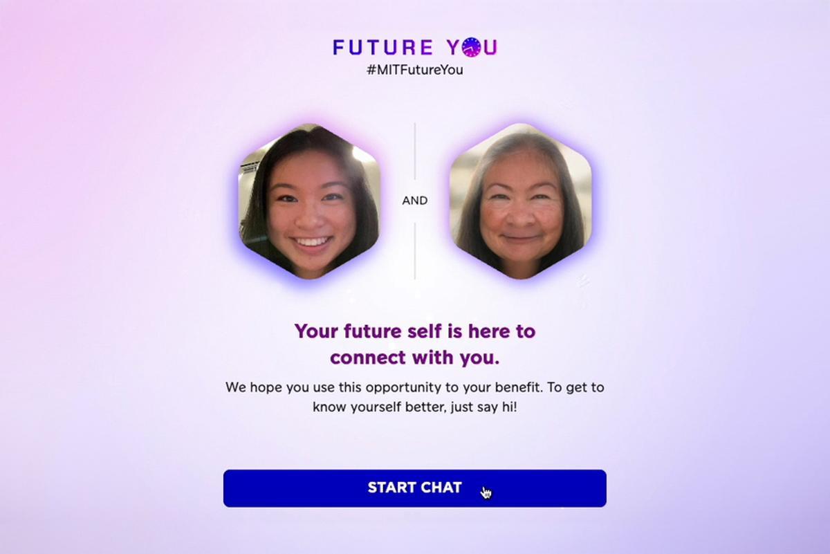 Pantalla de acceso al "Yo futuro"