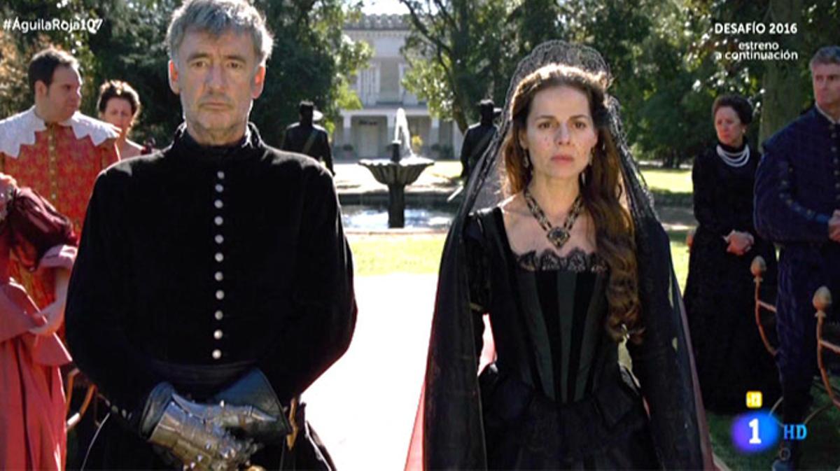 Águila Roja: Hernán i Lucrecia es casen.