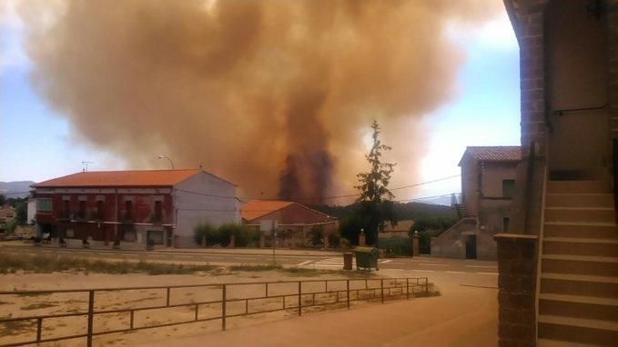 Incendi forestal a Sant Feliu Sasserra