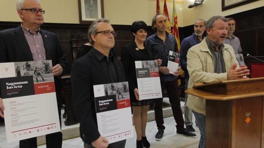 Protagonistas de la presentación de esta iniciativa que tuvo lugar ayer.