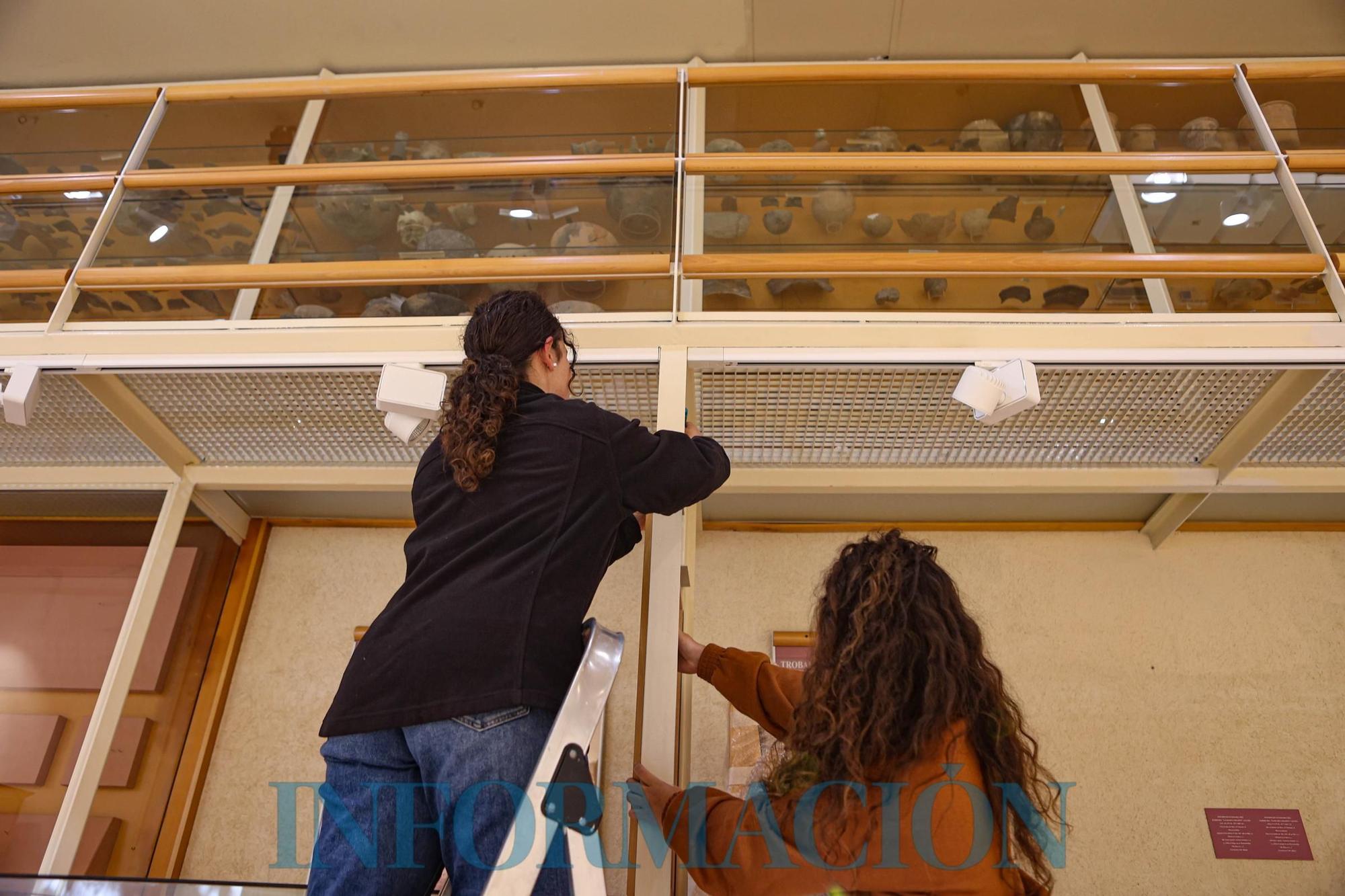 El Museo Arqueológico de Alcoy de mudanza por las obras de consolidación del edificio.