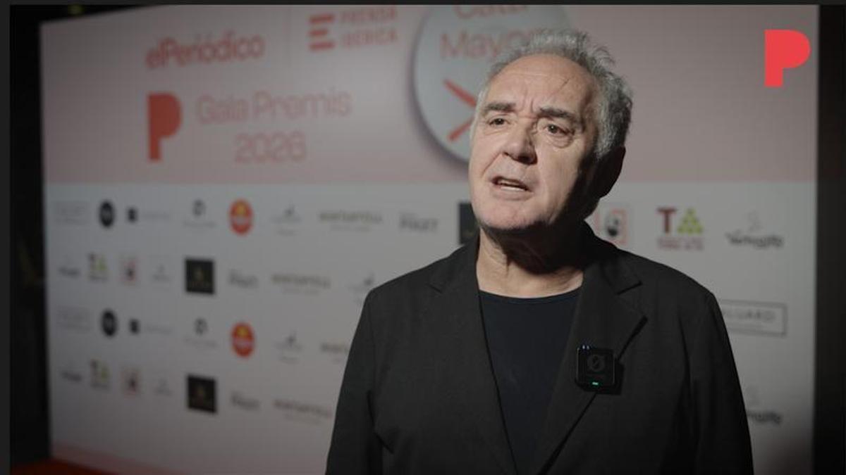 El xef Ferran Adrià.