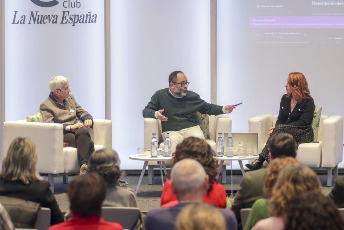Carmen Suárez, Eduardo Lagar y Patricia Martínez. | IRMA COLLÍN