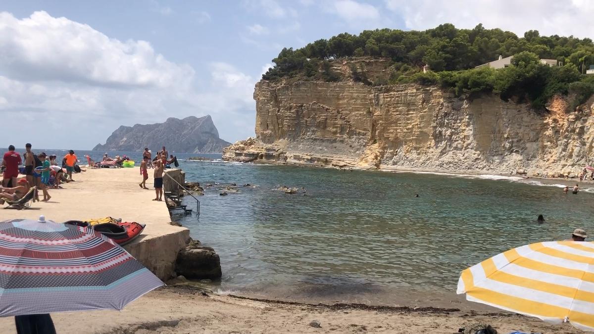 Cala Advocat, en Benissa (Alicante).