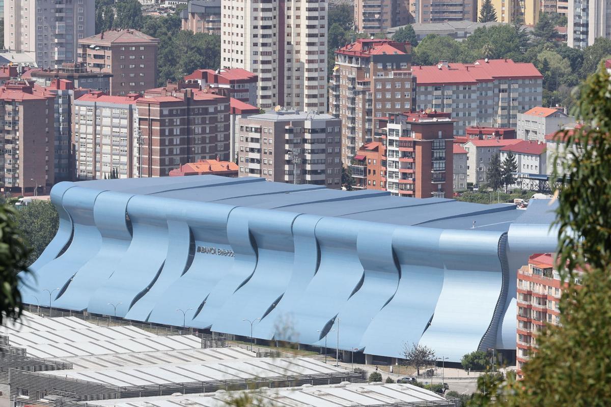 Vista exterior del estadio de Balaídos.