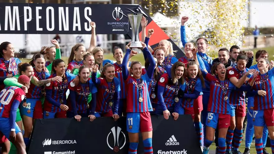 El Barça le hace un siete al Atlético y completa su vitrina
