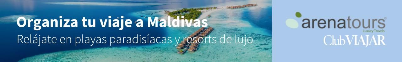 Planifica tus vacaciones en las Maldivas con Arenatours y Club VIAJAR.