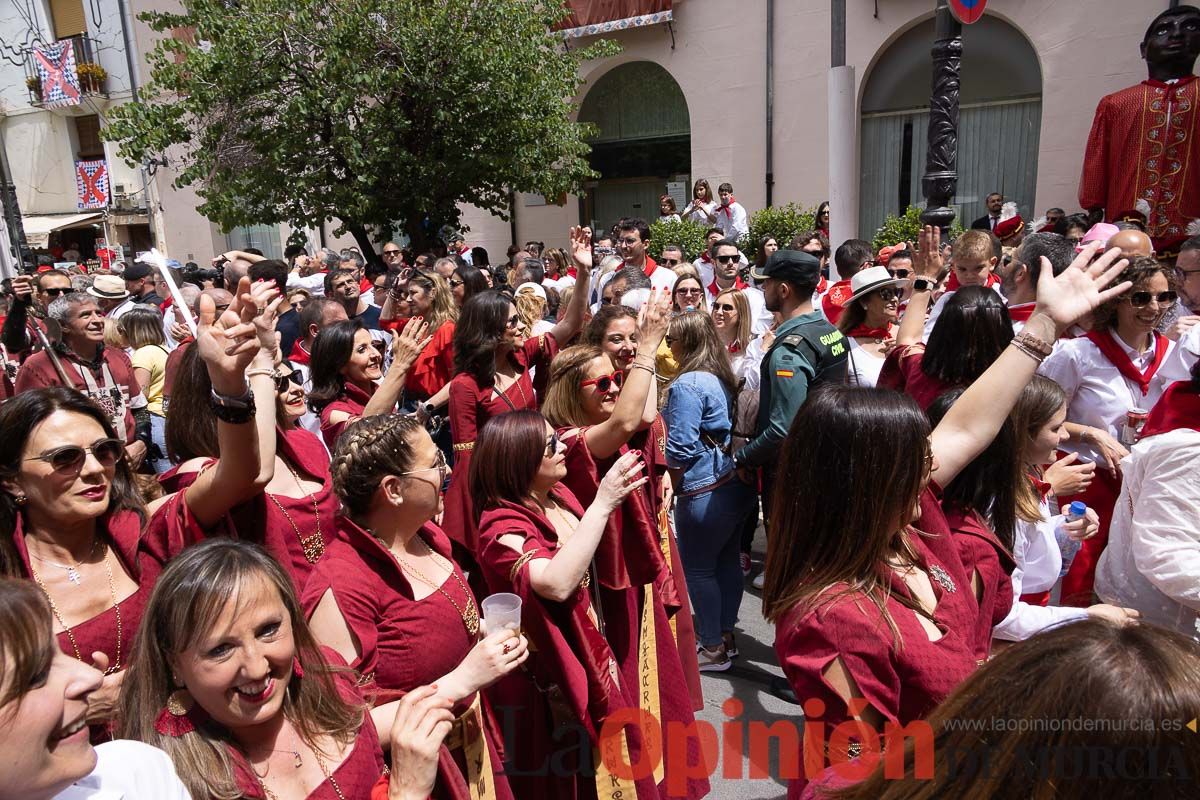 Moros y Cristianos en la mañana del día dos en Caravaca