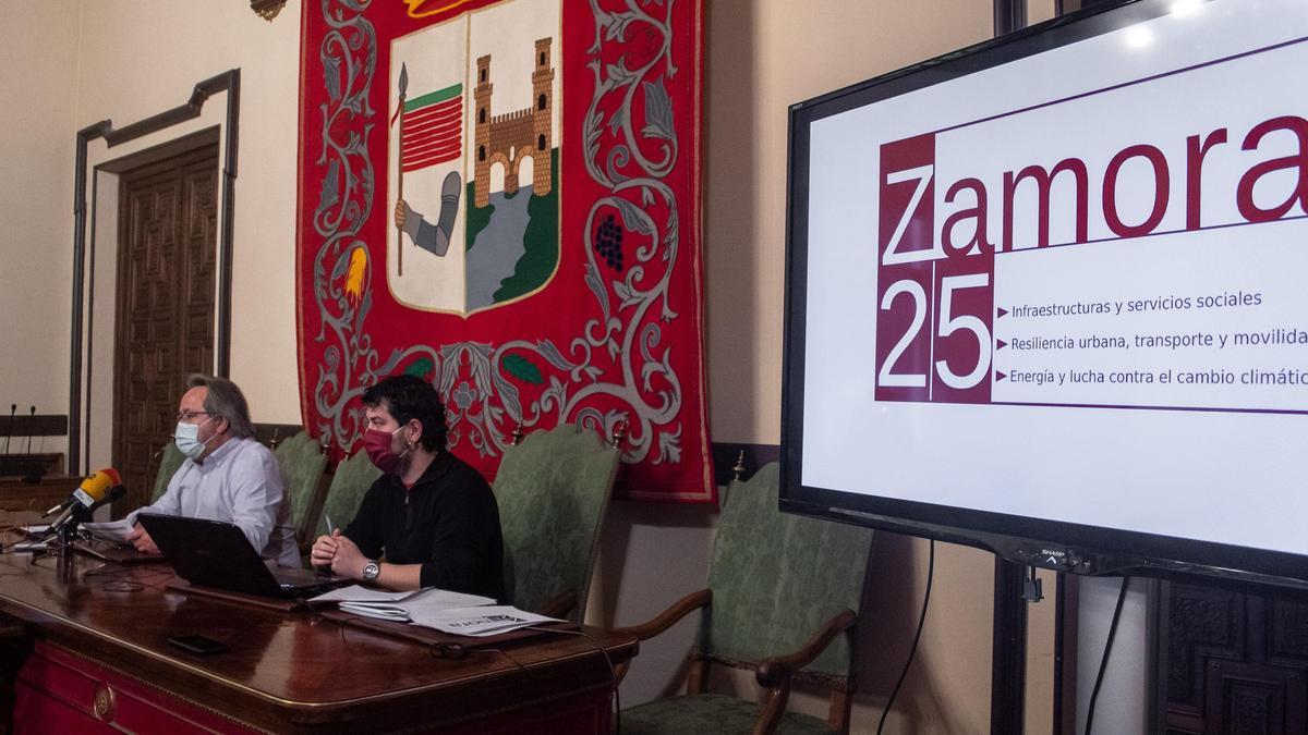Francisco Guarido y Diego Bernardo presentan las propuestas de Zamora 25