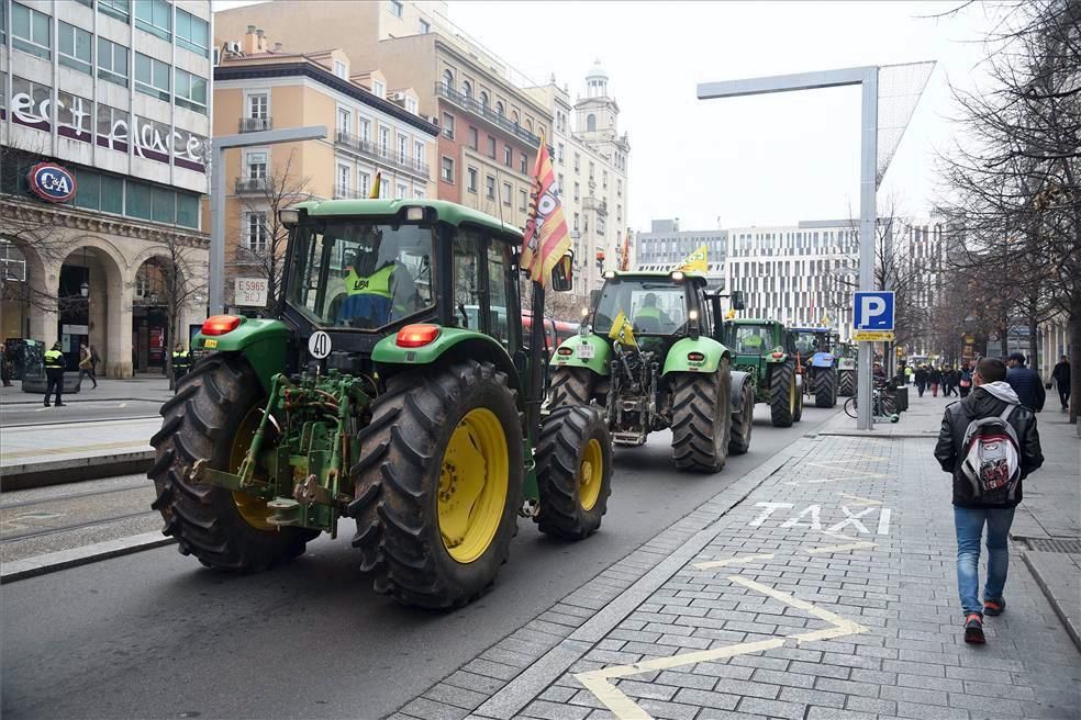 La Tractorada toma Zaragoza