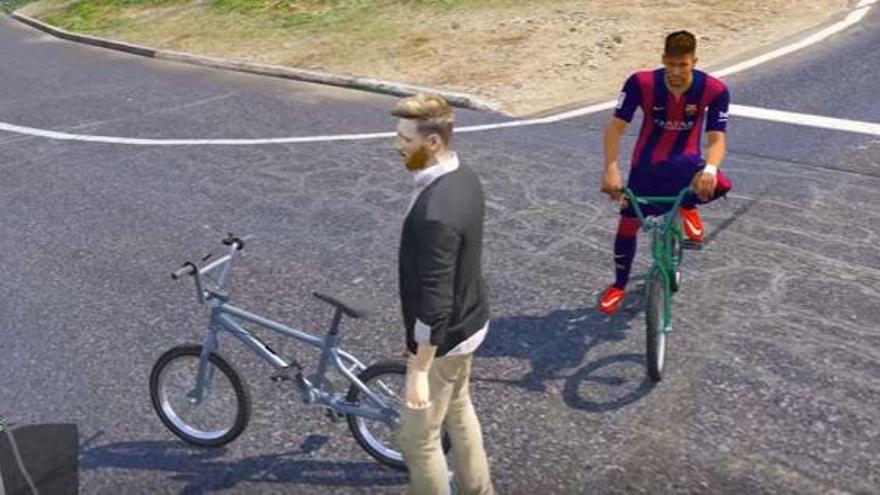 Ja pots sembrar el caos amb Messi i Neymar a &#039;Grand Theft Auto V&#039;