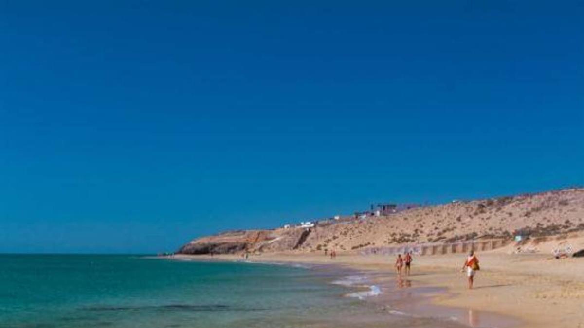 Playa Esmeralda, en el sur de Fuerteventura.