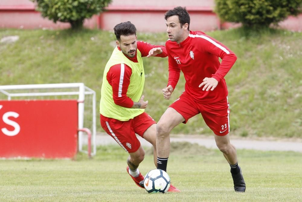 Entrenamiento del Sporting