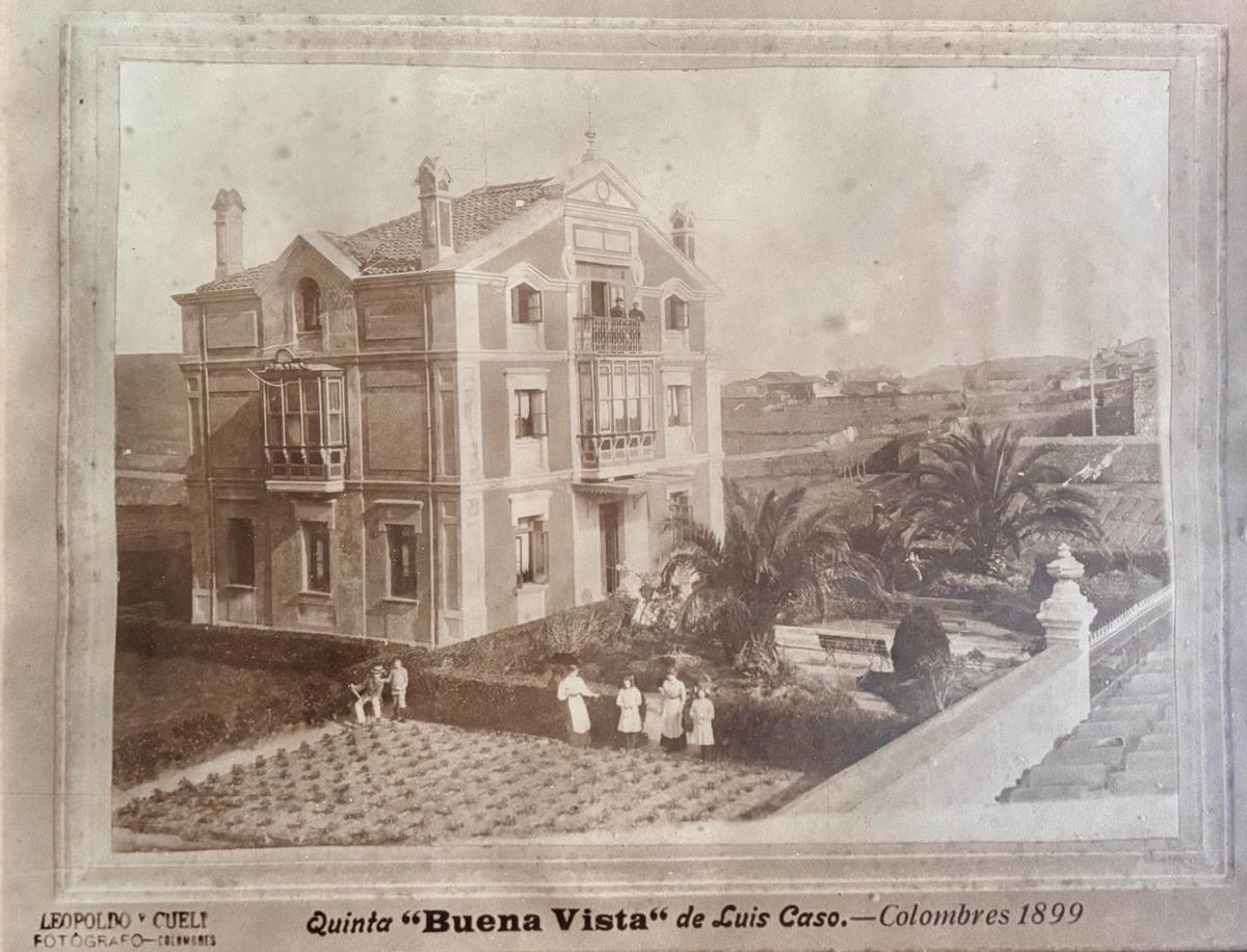 Foto original de la Quinta Buenavista en 1899.
