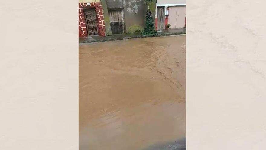 La tormenta también afectó a Langa