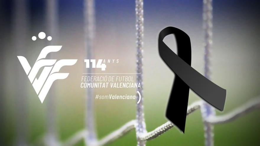 Suspendido el fútbol base de la Comunitat por el incendio de València