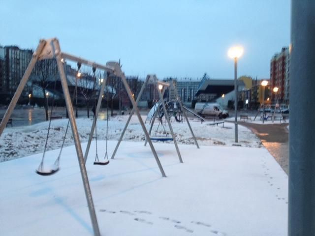 Más imágenes de la nevada en Avilés