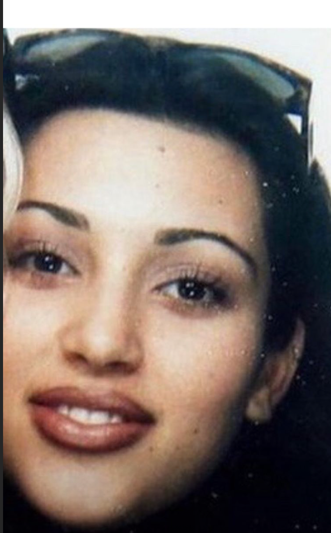 Kim Kardashian, maquillaje en los años 90