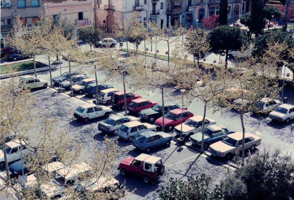 El procés de construcció de la plaça Catalunya