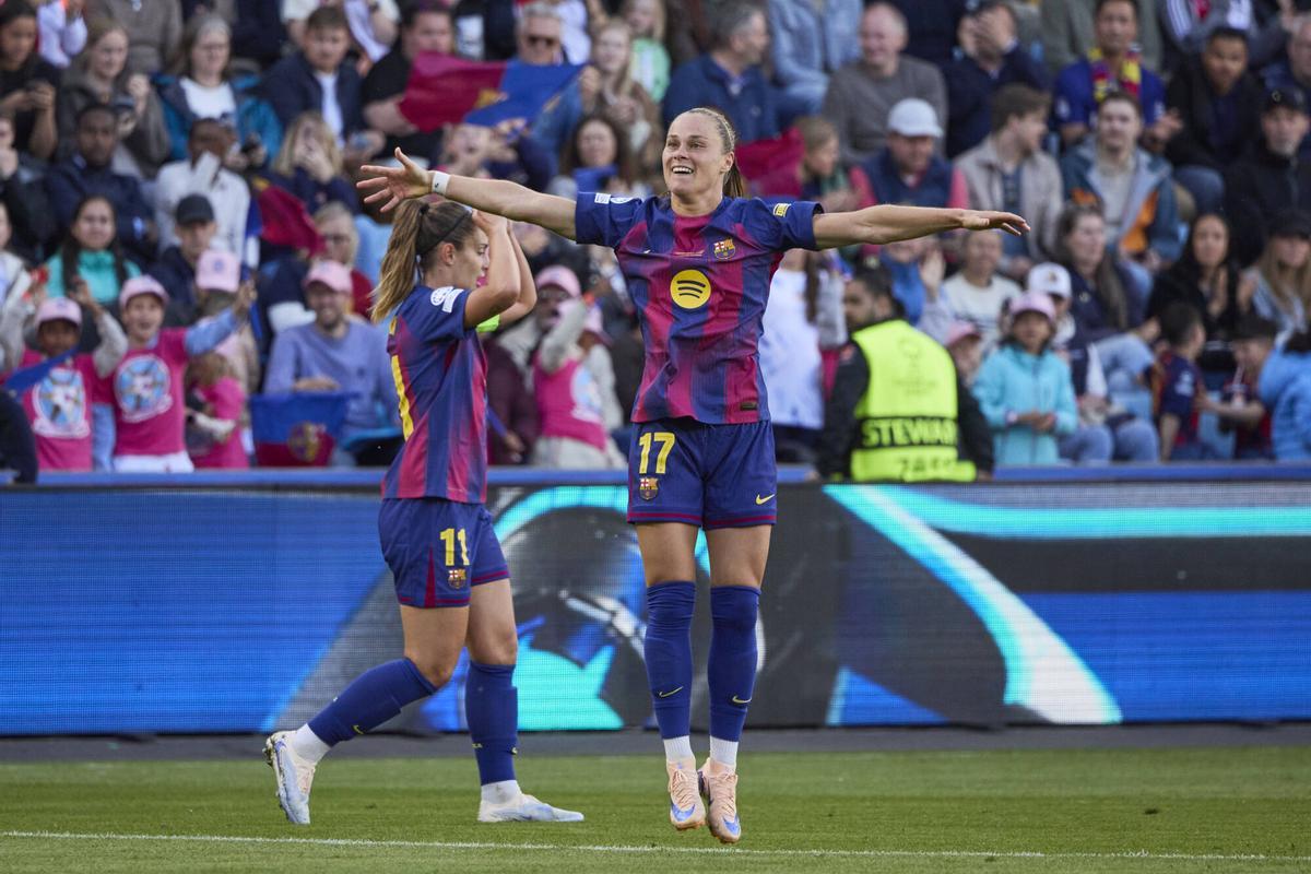Final Champions femenina FC Barcelona vs Olympique Lyon Foto: Dani Barbeito Oslo Estadio Ullevaal Futbol femenino