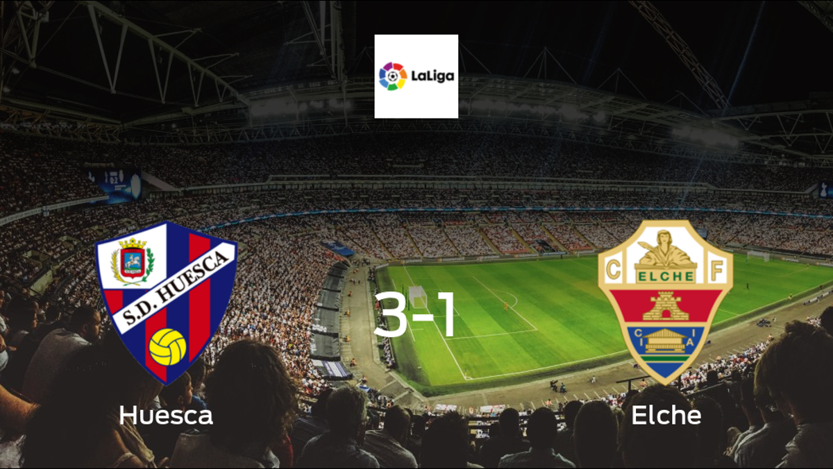 Elche unable to avoid narrow defeat away to Huesca (3-1)