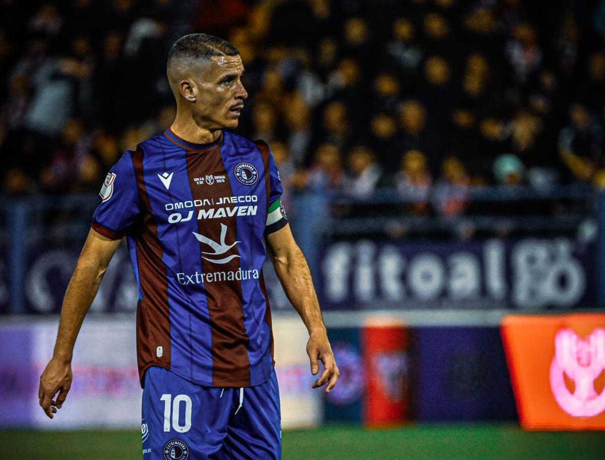 Juanmi Callejón, jugador del Extremadura.