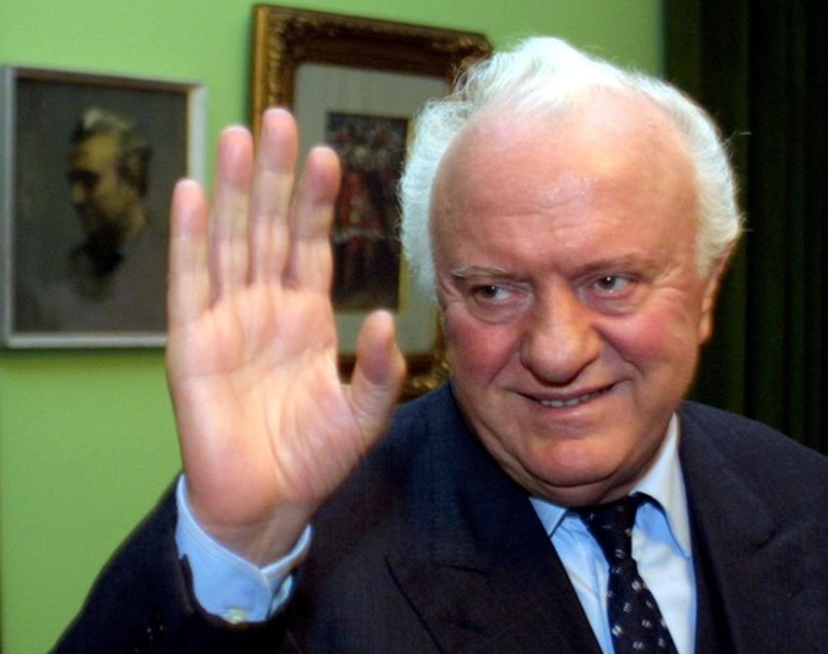 El president georgià Eduard Xevardnadze, en una imatge del 2003. El president georgià Eduard Xevardnadze, en una imatge del 2003.