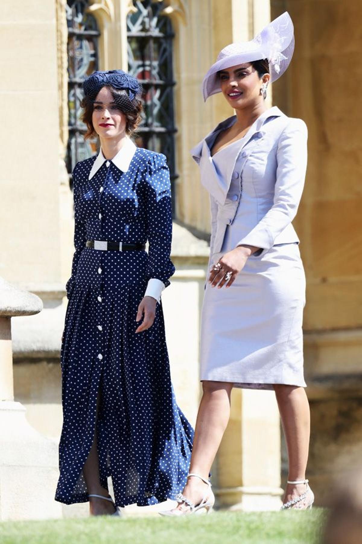 El look de Abigail Spencer junto a Priyanka Chopra en la boda de Harry y Meghan Markle