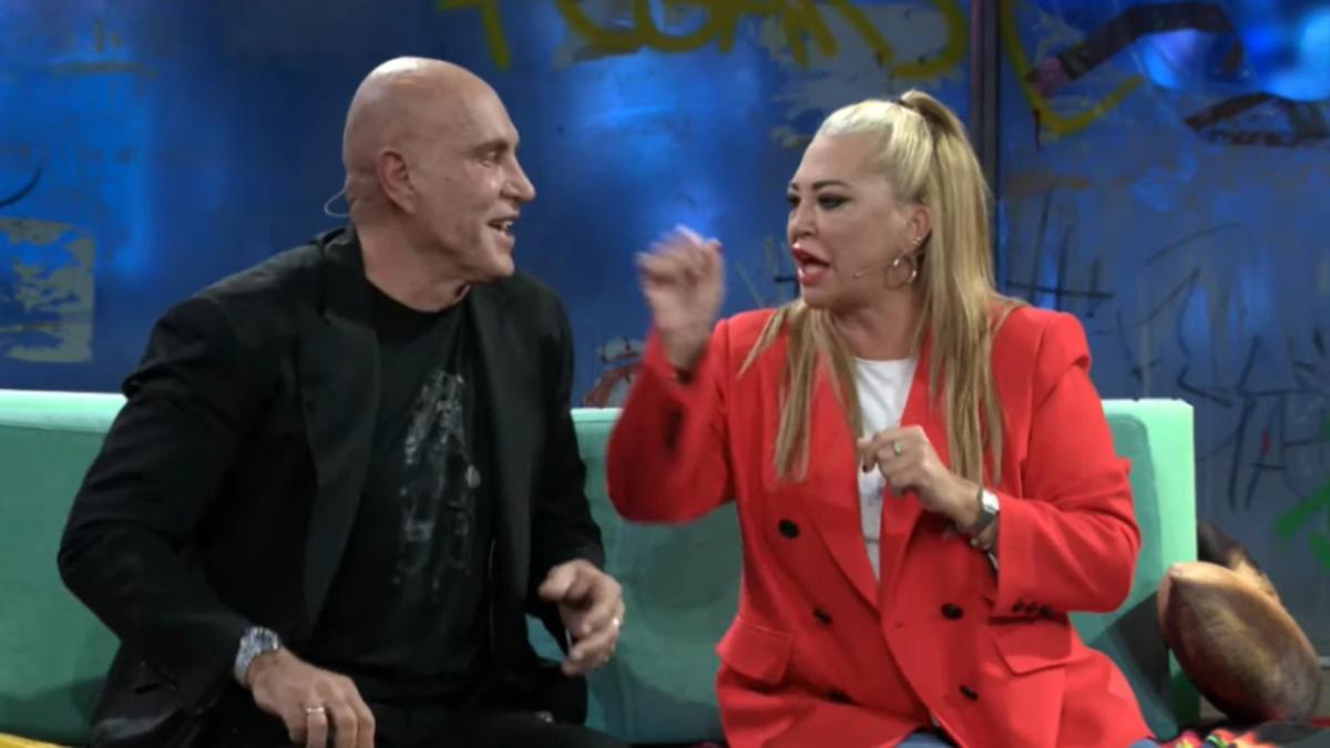 Belén Esteban y Kiko Matamoros en "La Resistencia"