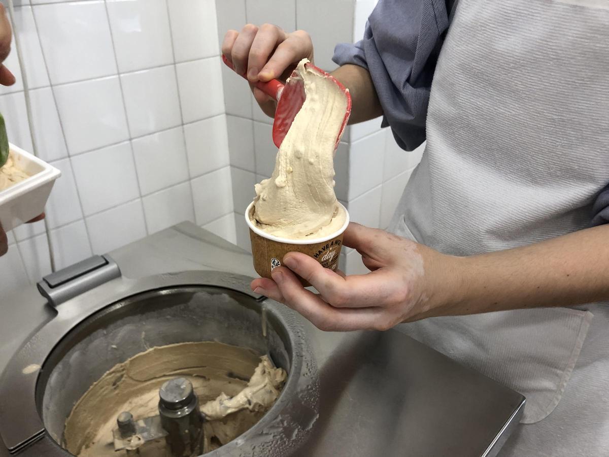 Obrador de los helados.