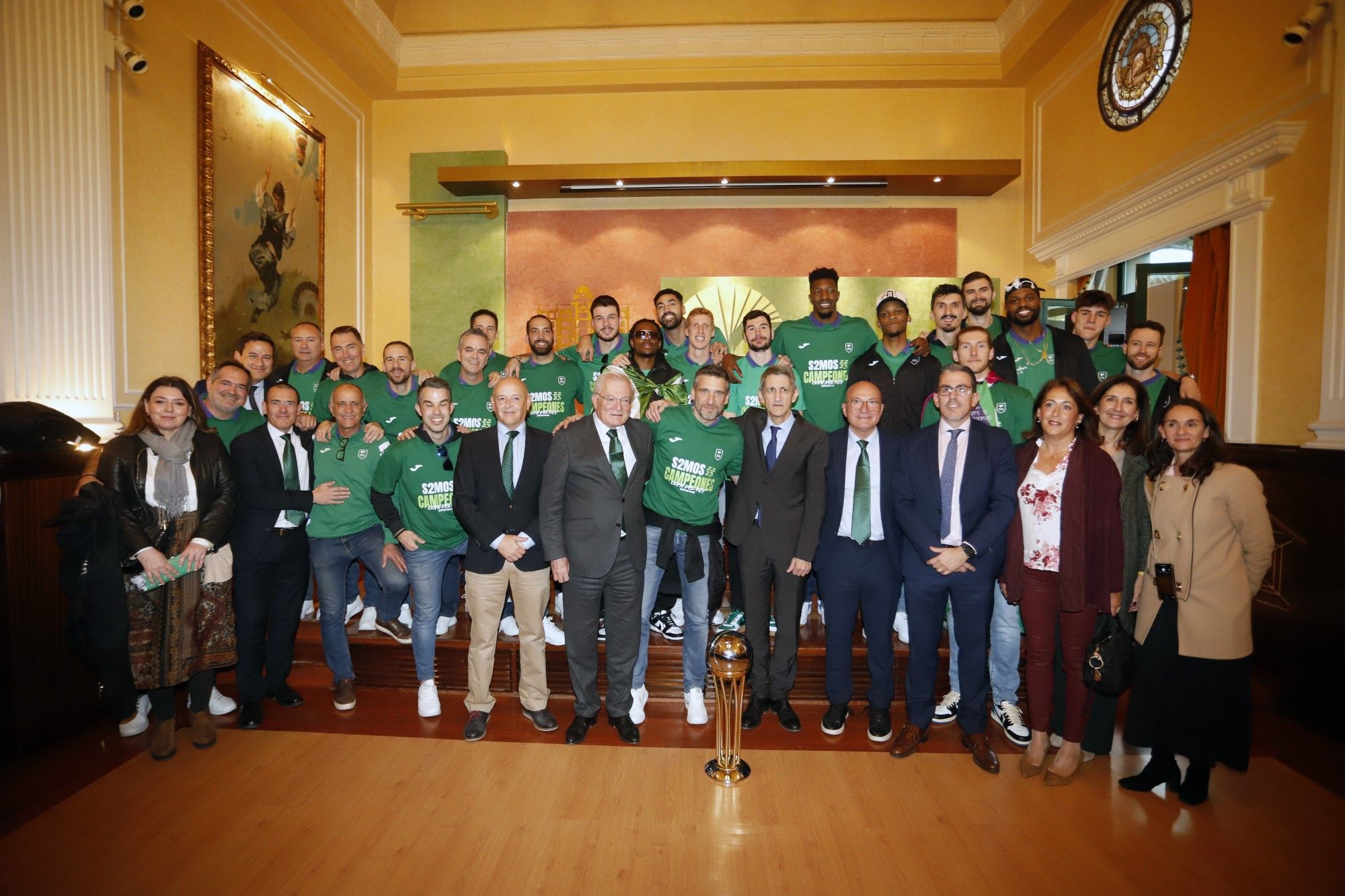 La fiesta del Unicaja, campeón de la Copa del Rey, por las calles de Málaga