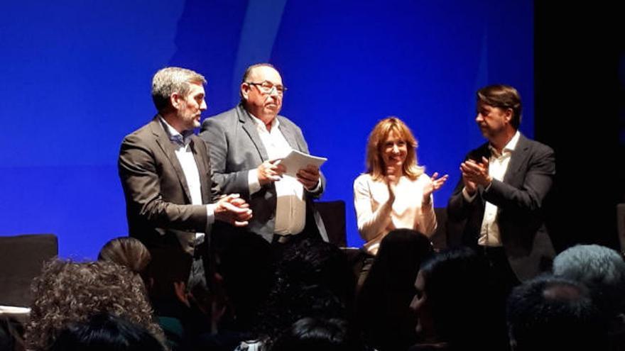 Fernando Clavijo, Mariano Pérez, Rosa Dávila y Carlos Alonso.