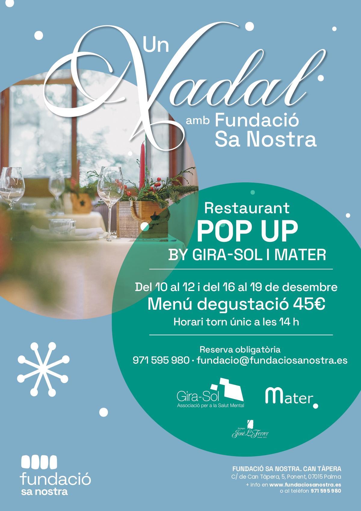 El restaurante abrirá el día 10 de diciembre